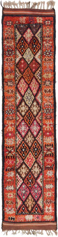 Vintage Anadolu Yolluk - 90 cm x 352 cm