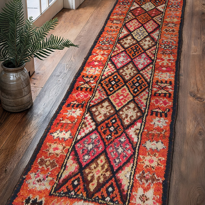 Vintage Anadolu Yolluk - 90 cm x 352 cm - K0063478