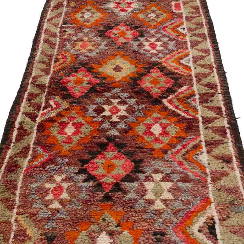 Vintage Tribal Runner Rug - 2' 10" x 13' 9" (34" x 165") - K0063480