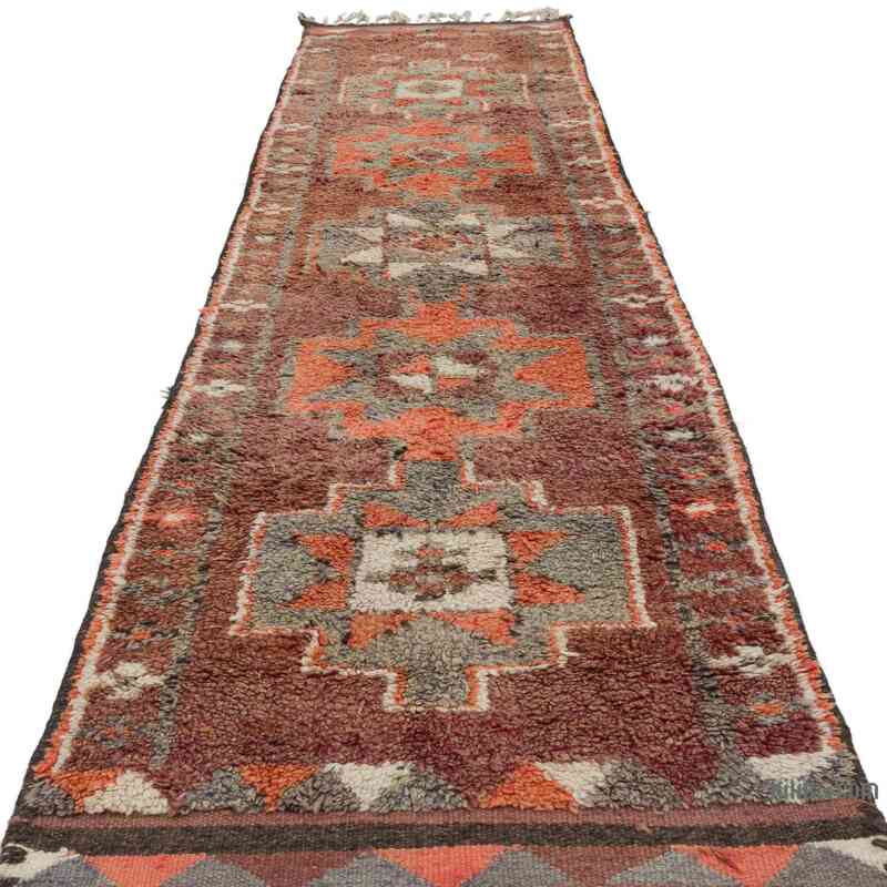Vintage Tribal Runner Rug - 3'  x 11' 4" (36" x 136") - K0063482