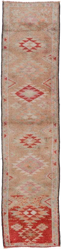 Vintage Anadolu Yolluk - 90 cm x 367 cm