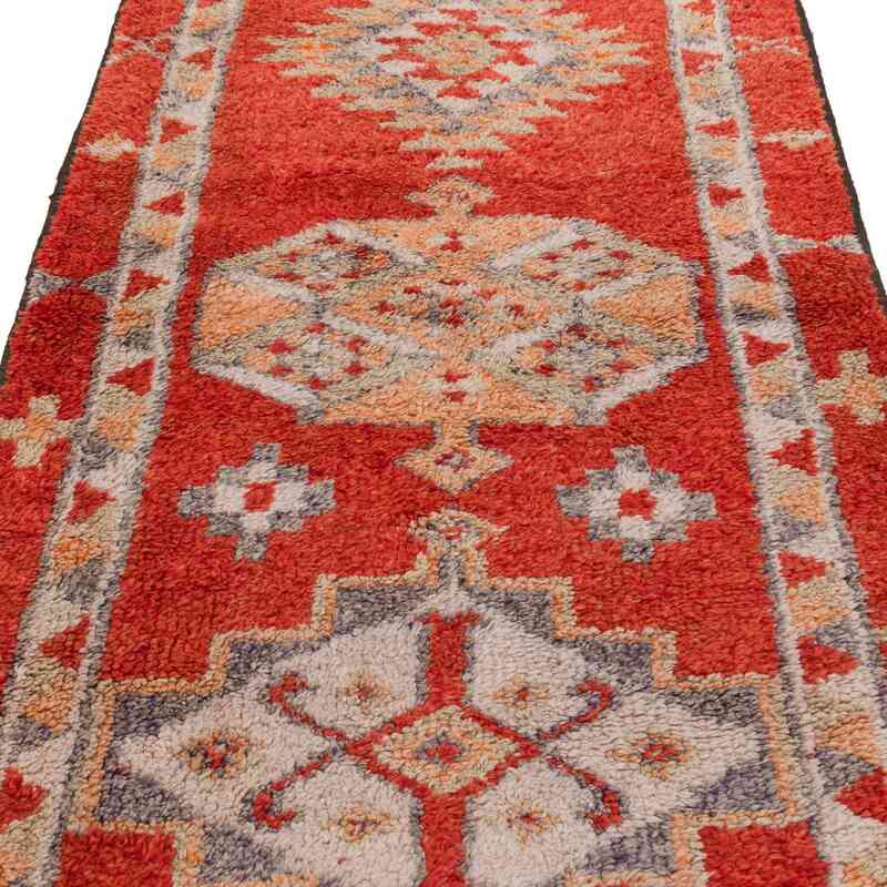 Vintage Tribal Runner Rug - 3' 3" x 11' 9" (39" x 141") - K0063486