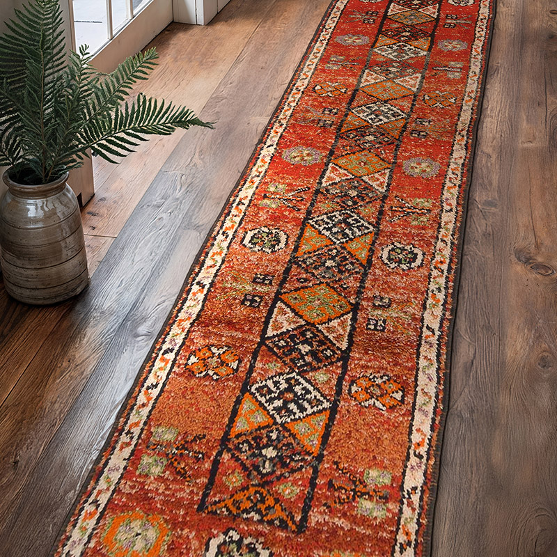 Vintage Anadolu Yolluk - 91 cm x 390 cm - K0063490