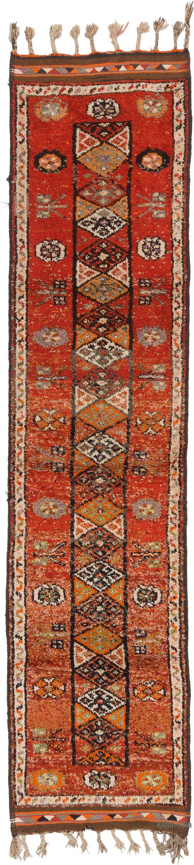Vintage Anadolu Yolluk - 91 cm x 390 cm - K0063490