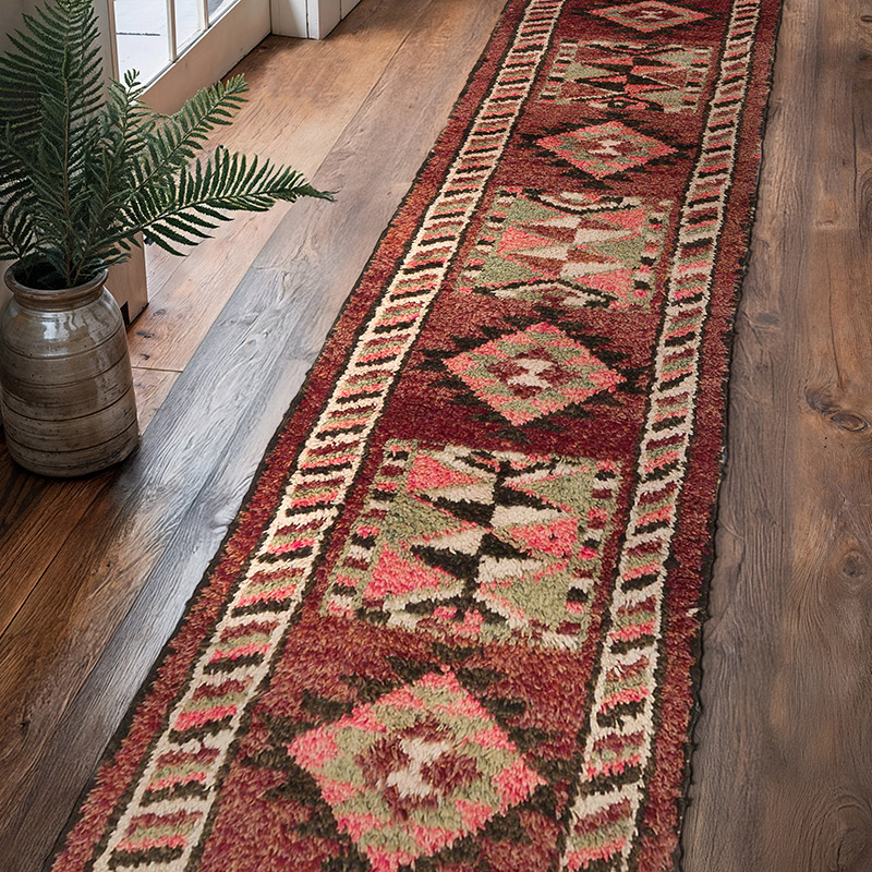 Vintage Anadolu Yolluk - 83 cm x 365 cm - K0063494