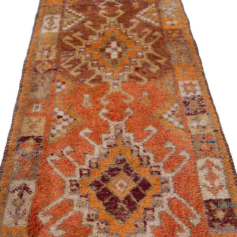 Vintage Tribal Runner Rug - 2' 11" x 11' 4" (35" x 136") - K0063495