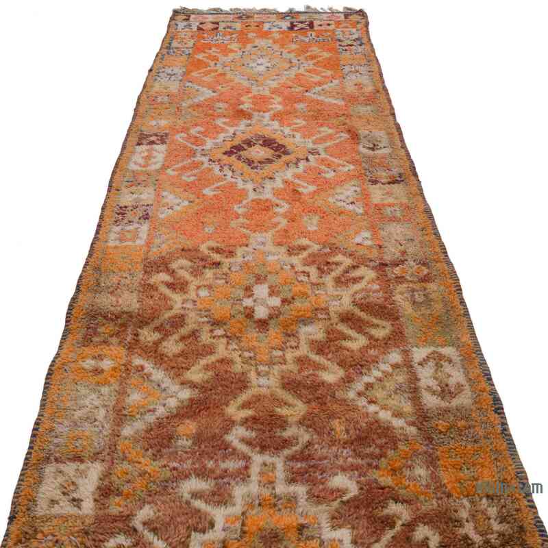 Vintage Tribal Runner Rug - 2' 11" x 11' 4" (35" x 136") - K0063495