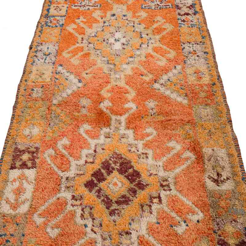 Vintage Tribal Runner Rug - 2' 11" x 11' 4" (35" x 136") - K0063495
