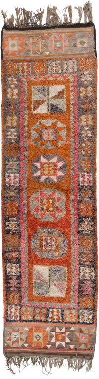 Alfombra Vintage de pasillo - 99 cm x 344 cm