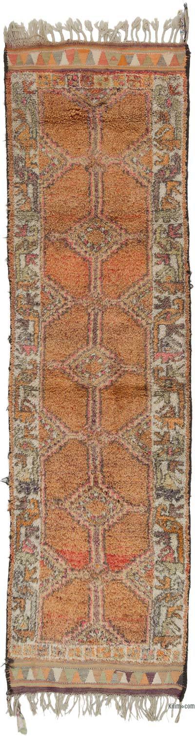 Vintage Turkish Runner Rug - 3' 3" x 11' 3" (39 in. x 135 in.)