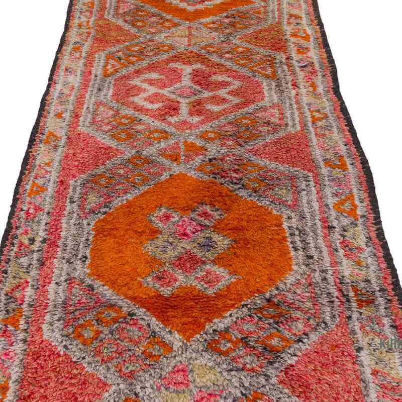 Vintage Tribal Runner Rug - 2' 11" x 12' 2" (35" x 146") - K0063499