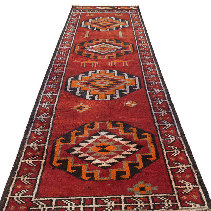 Vintage Anadolu Yolluk - 91 cm x 350 cm - K0063502