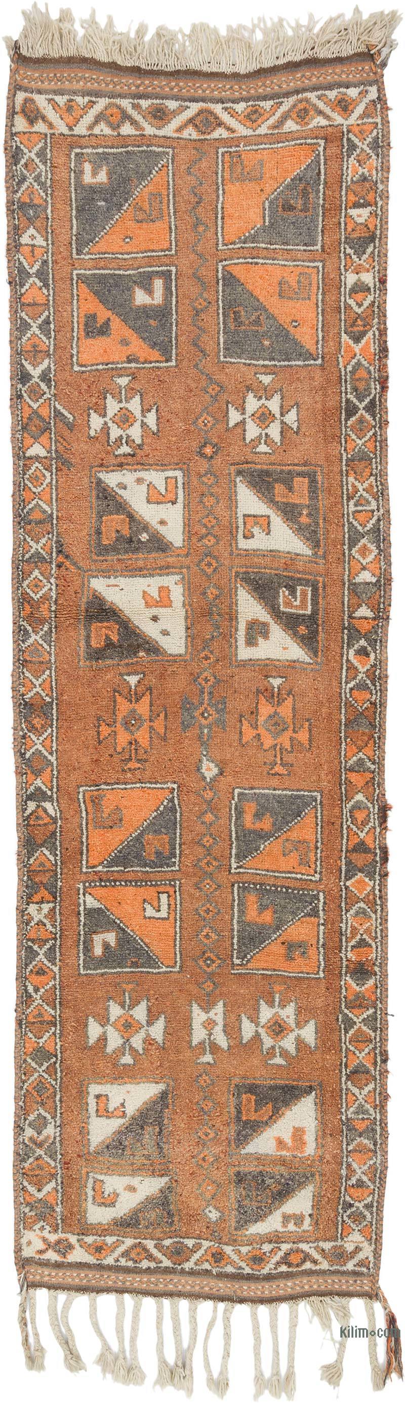 Alfombra Vintage de pasillo - 105 cm x 342 cm - K0063503