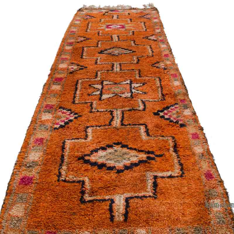Vintage Tribal Runner Rug - 3' 2" x 11' 6" (38" x 138") - K0063504