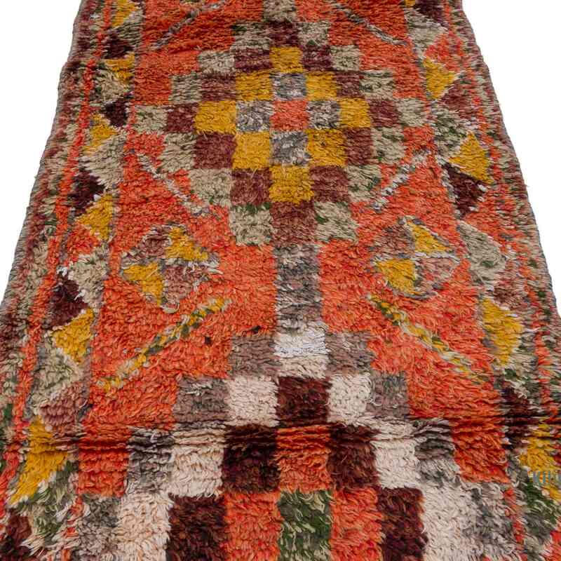 Vintage Tribal Runner Rug - 3'  x 10' 9" (36" x 129") - K0063507