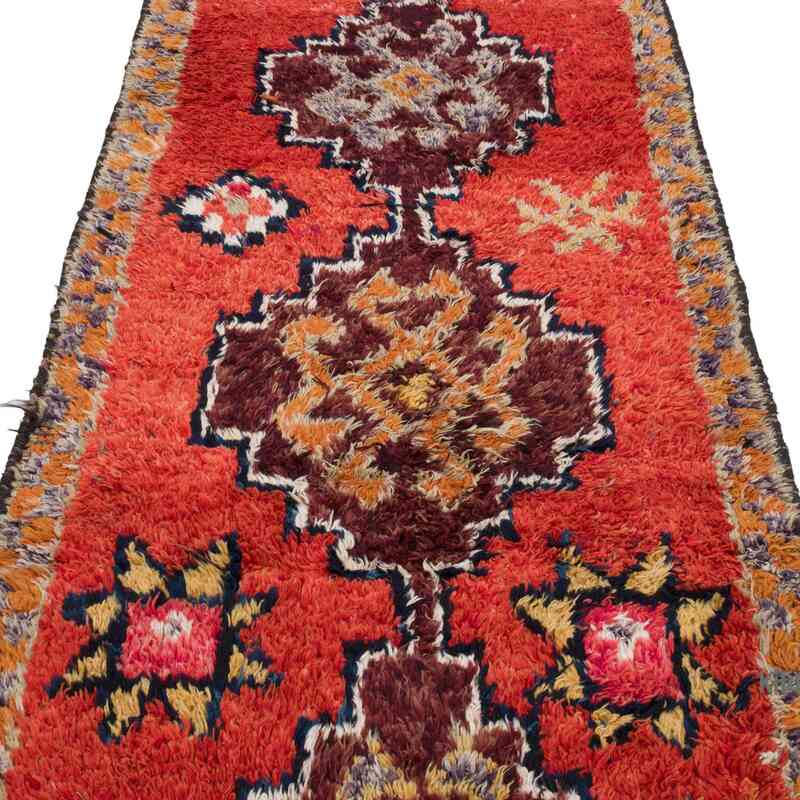 Vintage Tribal Runner Rug - 2' 11" x 9' 5" (35" x 113") - K0063509