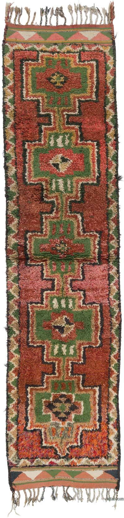 Vintage Turkish Runner Rug - 2' 10" x 11' 7" (34 in. x 139 in.)