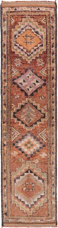 Alfombra Vintage de pasillo - 100 cm x 402 cm