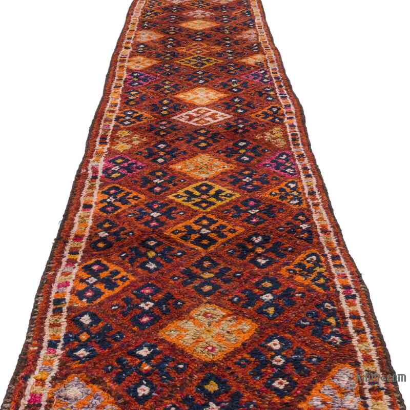 Vintage Tribal Runner Rug - 2' 8" x 12' 11" (32" x 155") - K0063515