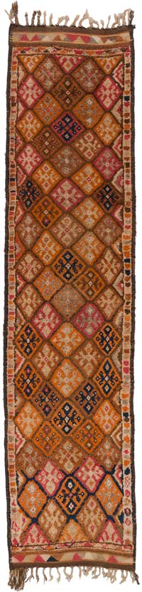 Alfombra Vintage de pasillo - 95 cm x 397 cm
