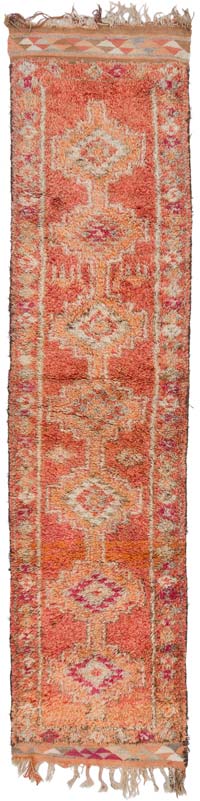 Alfombra Vintage de pasillo - 98 cm x 357 cm