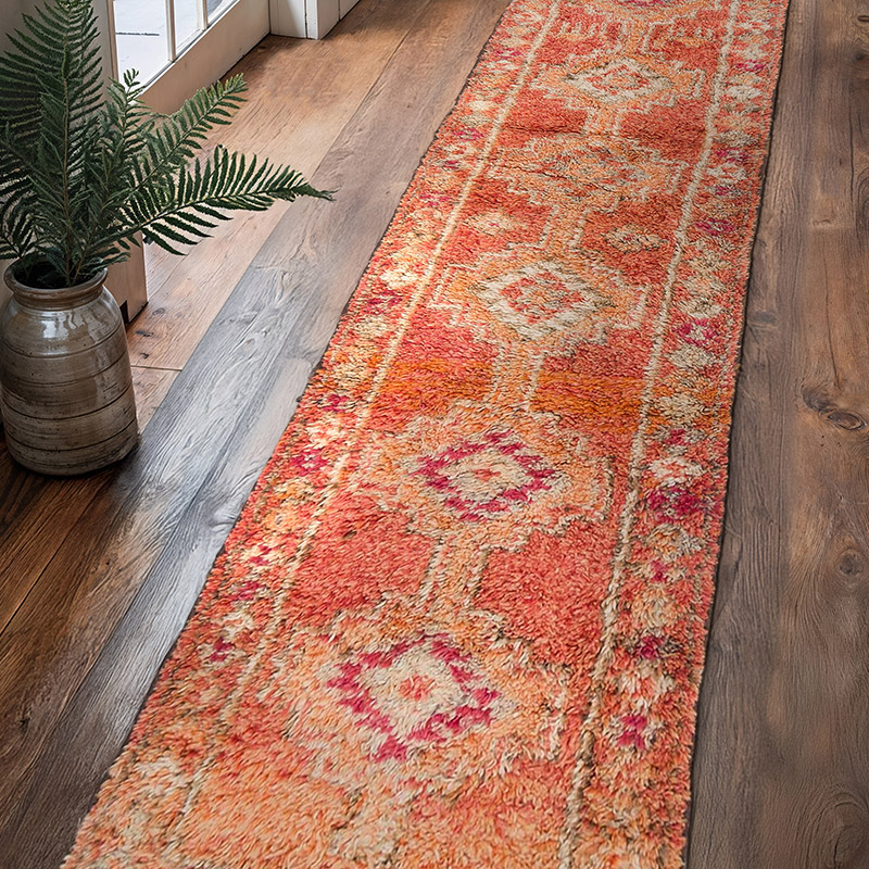 Vintage Anadolu Yolluk - 98 cm x 357 cm - K0063526