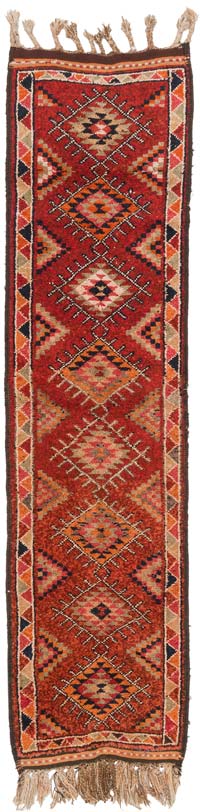 Vintage Anadolu Yolluk - 94 cm x 362 cm