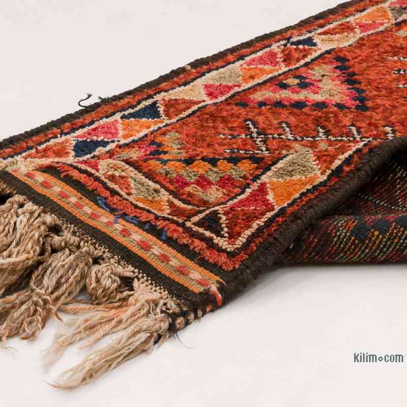 Vintage Tribal Runner Rug - 3' 1" x 11' 11" (37" x 143") - K0063527