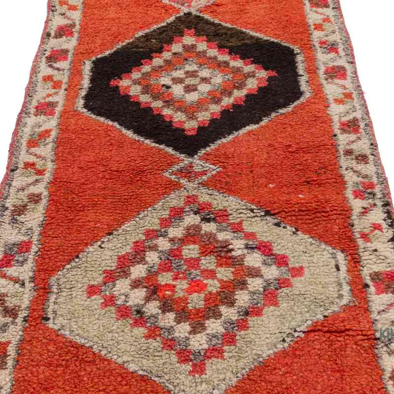 Vintage Tribal Runner Rug - 2' 11" x 10' 6" (35" x 126") - K0063540