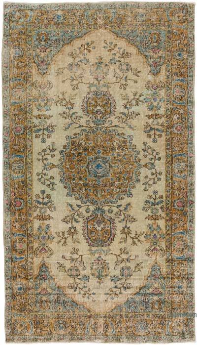 Vintage Turkish Hand-Knotted Rug - 3' 11" x 6' 11" (47 in. x 83 in.)