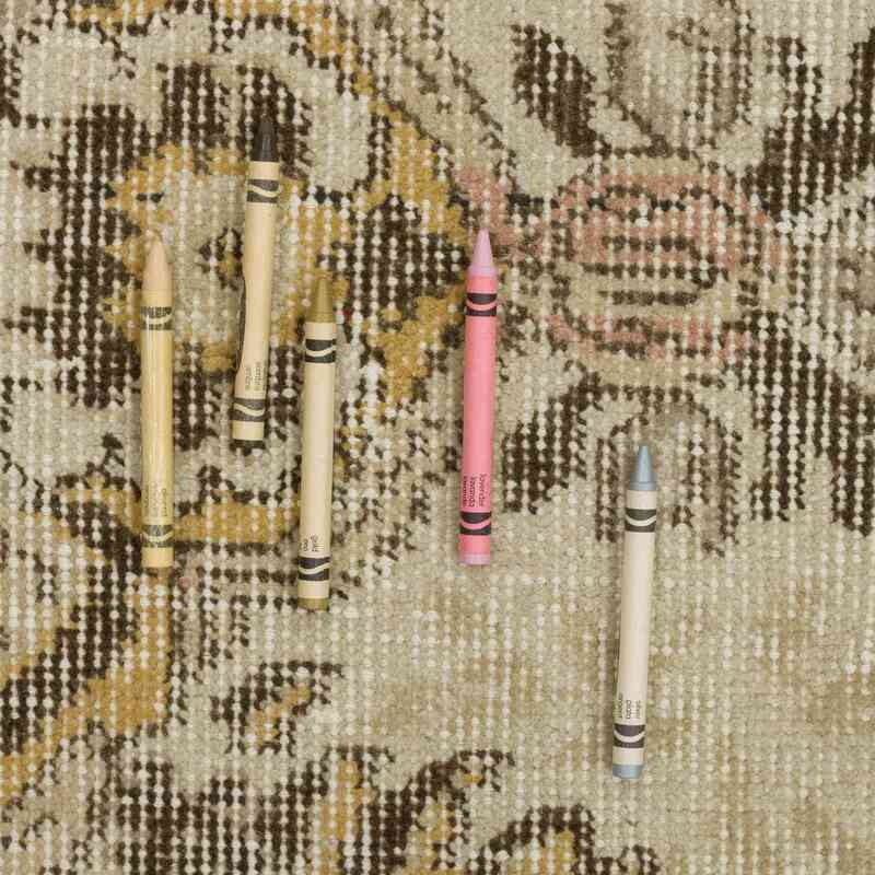 Alfombra Vintage Turca Anudada a Mano - 185 cm x 290 cm - K0063558