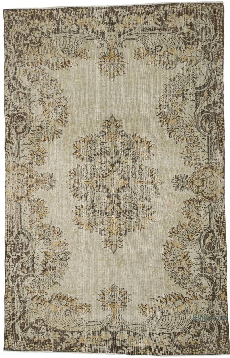 Alfombra Vintage Turca Anudada a Mano - 185 cm x 290 cm - K0063558