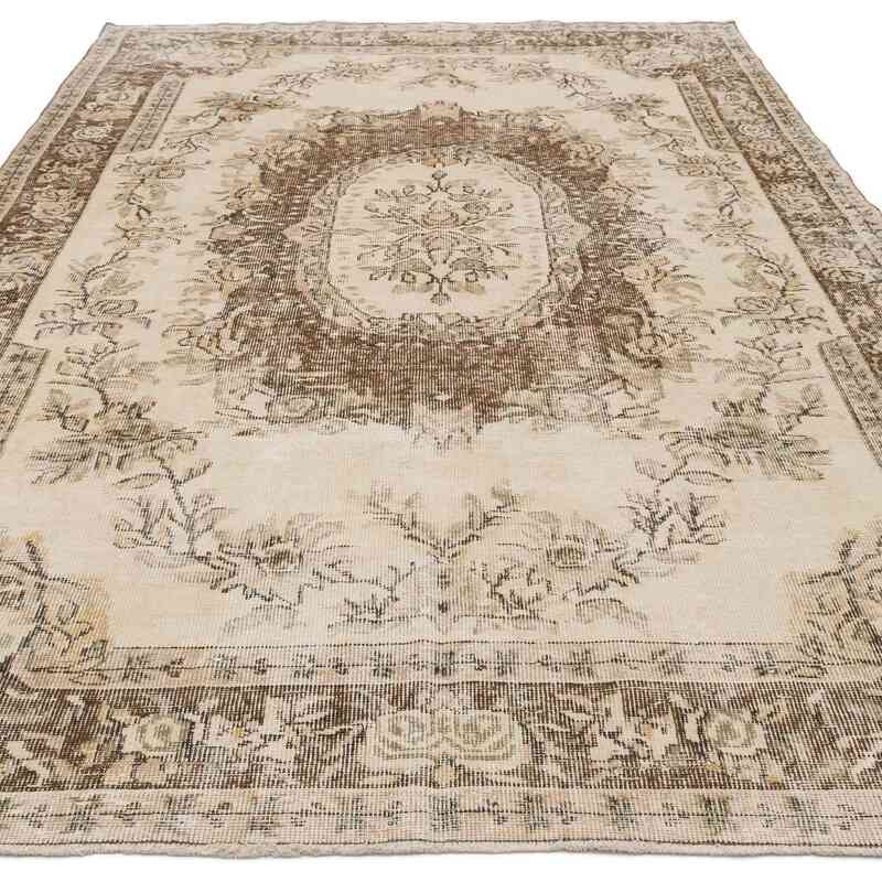 Alfombra Vintage Turca Anudada a Mano - 184 cm x 301 cm - K0063572