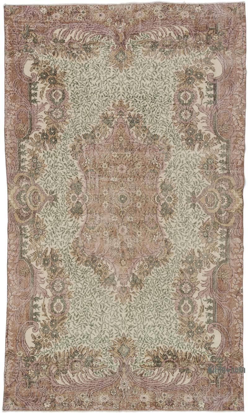 Alfombra Vintage Turca Anudada a Mano - 190 cm x 320 cm - K0063573