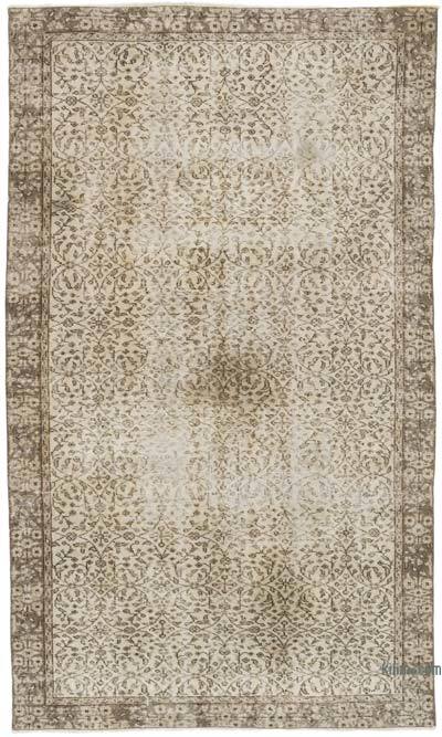 Alfombra Vintage Turca Anudada a Mano - 158 cm x 267 cm
