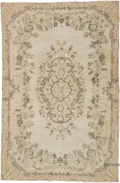 Alfombra Vintage Turca Anudada a Mano - 205 cm x 312 cm