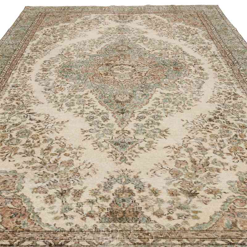 Alfombra Vintage Turca Anudada a Mano - 200 cm x 310 cm - K0063583