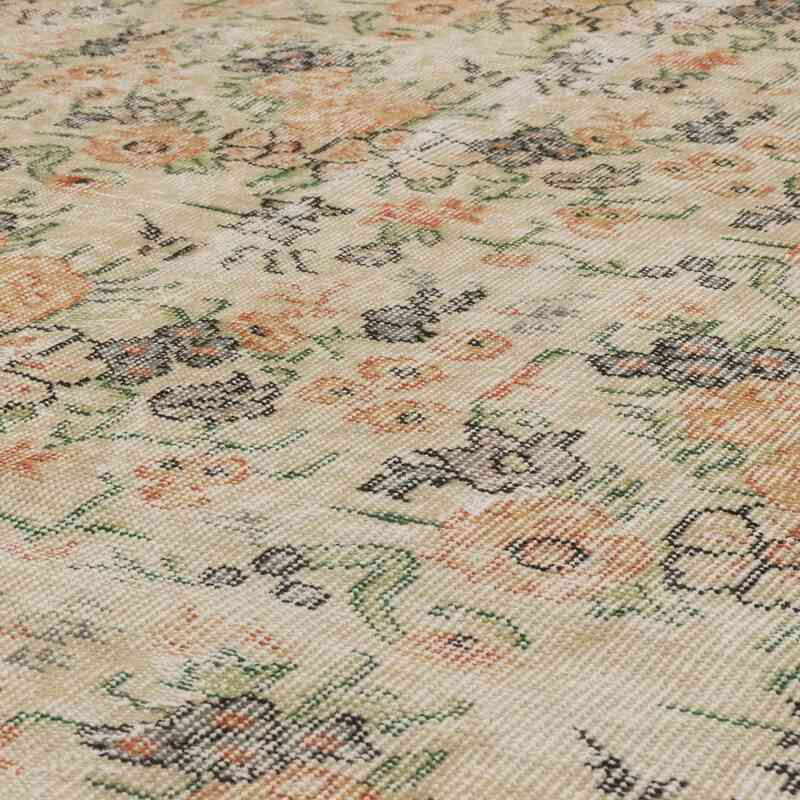 Vintage Turkish Hand-Knotted Rug - 5' 2" x 9' 1" (62" x 109") - K0063588