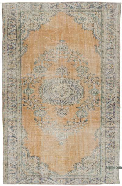 Vintage Turkish Hand-Knotted Rug - 5' 11" x 9' 1" (71 in. x 109 in.)