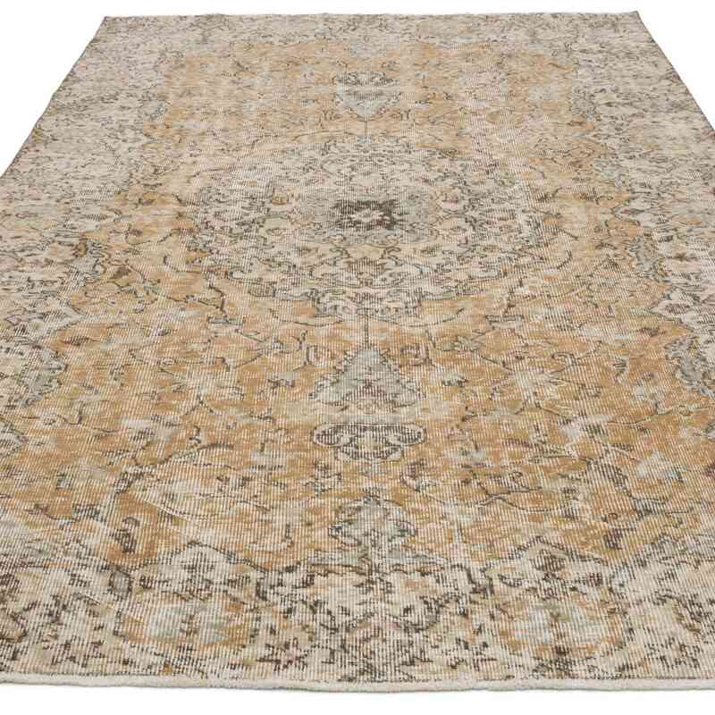 Alfombra Vintage Turca Anudada a Mano - 161 cm x 252 cm - K0063600