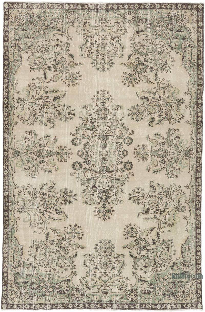 Vintage Turkish Hand-Knotted Rug - 5' 5" x 8' 4" (65" x 100") - K0063601