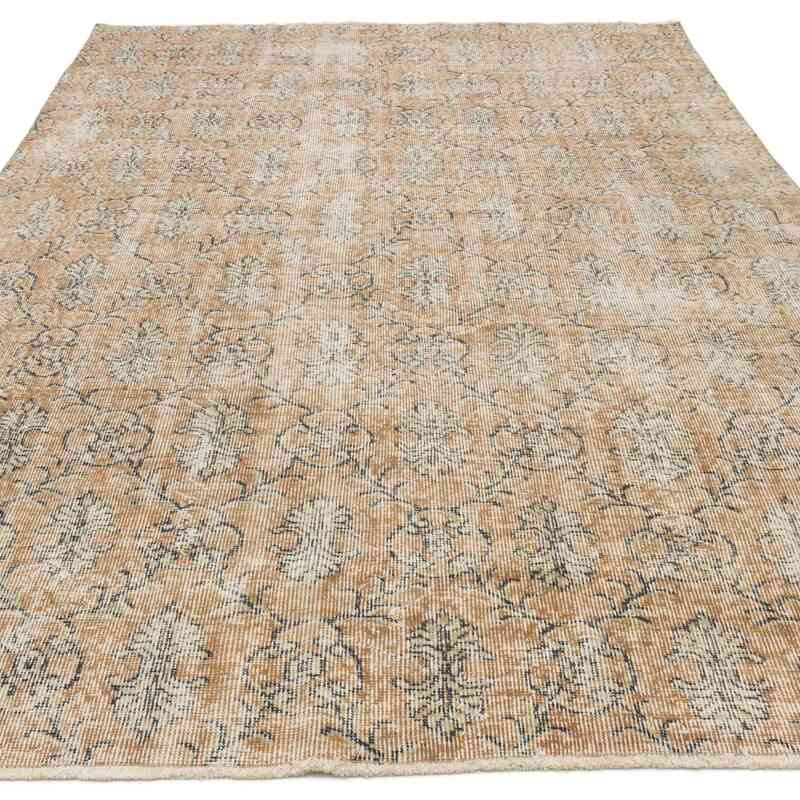 Vintage Turkish Hand-Knotted Rug - 5' 7" x 8' 8" (67" x 104") - K0063605