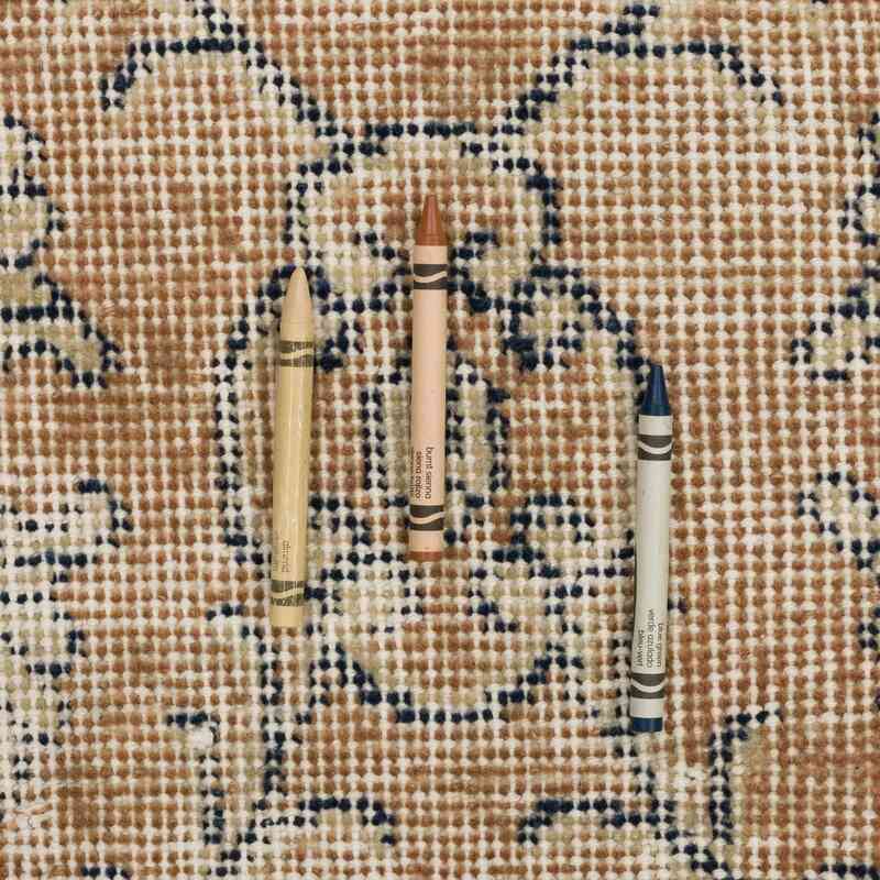 Vintage Turkish Hand-Knotted Rug - 5' 7" x 8' 8" (67" x 104") - K0063605