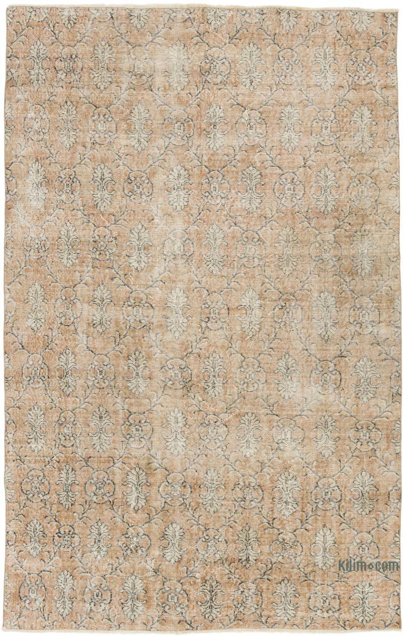 Vintage Turkish Hand-Knotted Rug - 5' 7" x 8' 8" (67" x 104") - K0063605