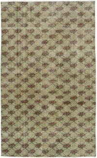 Vintage Turkish Hand-Knotted Rug - 5' 4" x 8' 8" (64" x 104")