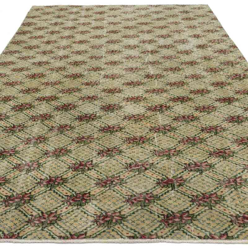 Alfombra Vintage Turca Anudada a Mano - 163 cm x 265 cm - K0063608
