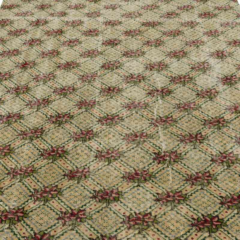 Alfombra Vintage Turca Anudada a Mano - 163 cm x 265 cm - K0063608