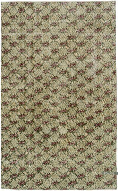 Vintage Turkish Hand-Knotted Rug - 5' 4" x 8' 8" (64 in. x 104 in.)