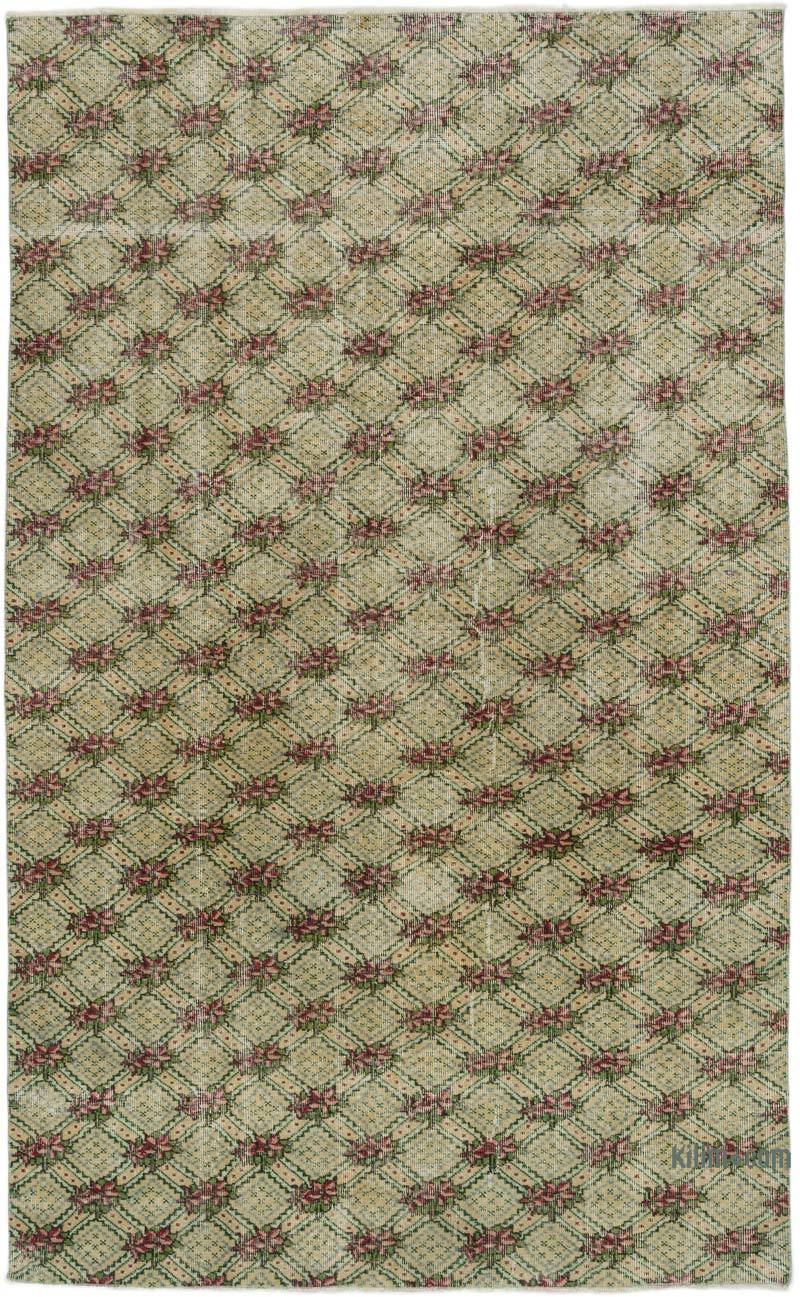 Alfombra Vintage Turca Anudada a Mano - 163 cm x 265 cm - K0063608