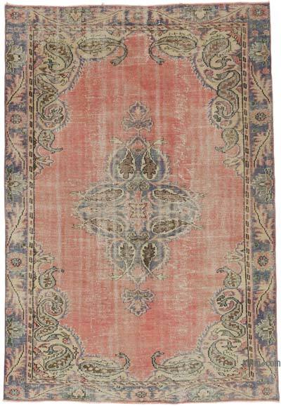 Vintage Turkish Hand-Knotted Rug - 6' 8" x 9' 6" (80 in. x 114 in.)